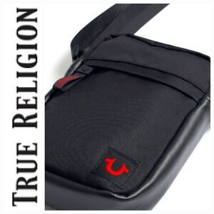True Religion Black Messenger Bag NWOT.